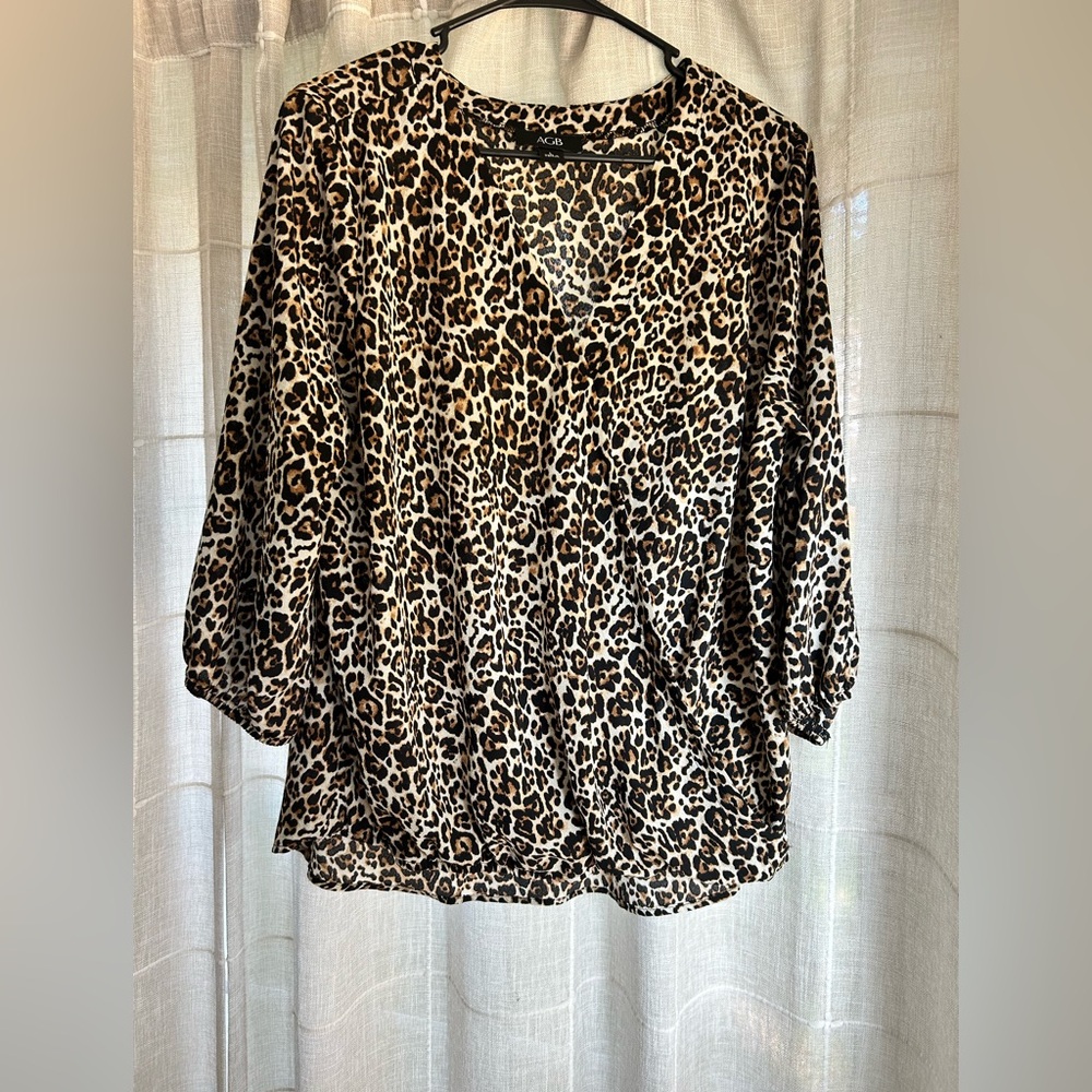 Leopard Print Blouse